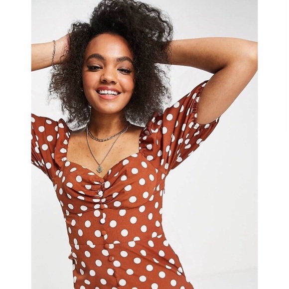 ASOS Dresses Asos Design Button Through Midi Tea Dress Poshmark